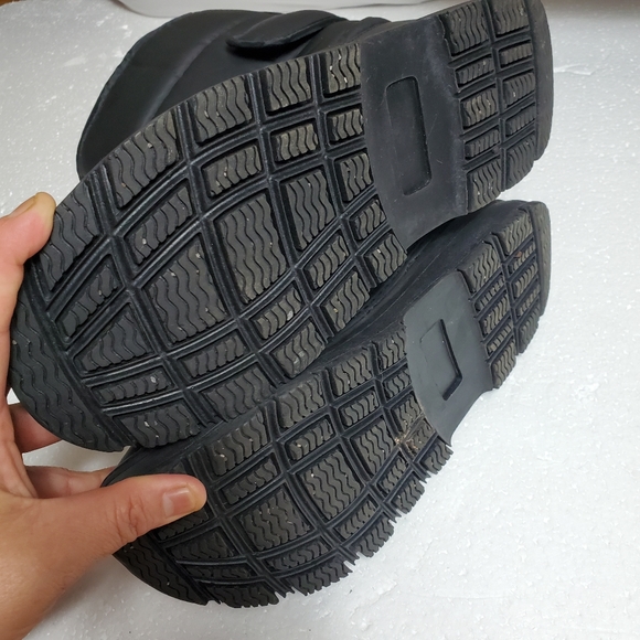 SOX TAB FOOTWEAR black fabric upper winter boots size 8 Medium - Picture 4 of 8